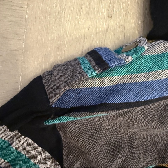 Volcom Enemy Lines Y2K Multicolor Striped Jacket Skater Surfer - Picture 9 of 11